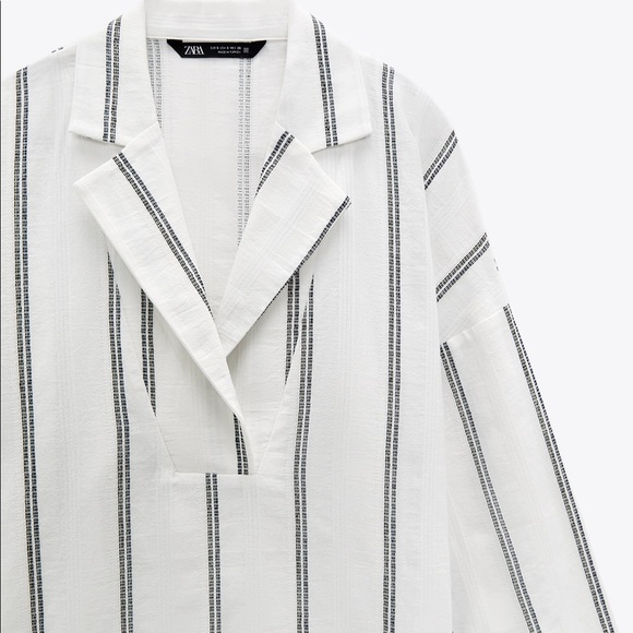 Zara striped cotton shirt - Picture 5 of 6